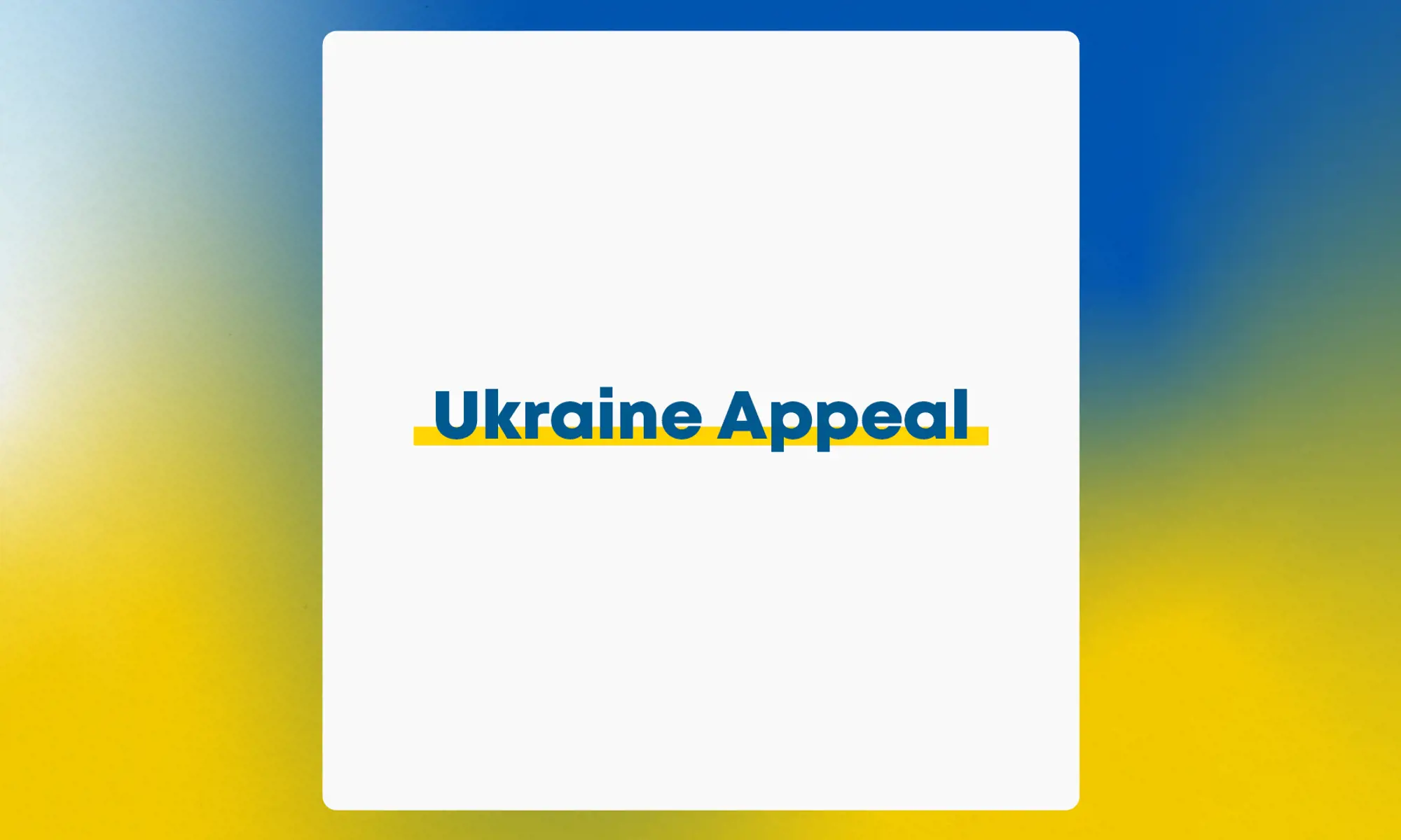 Ukraine Appeal